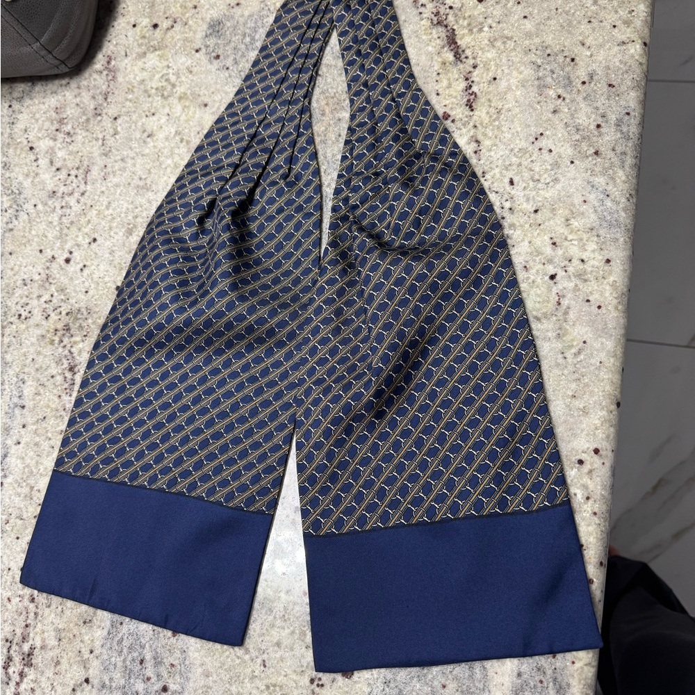 Ascot Tie Silk Scarf